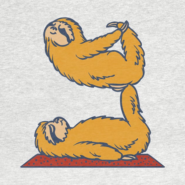 Acroyoga Sloth by huebucket